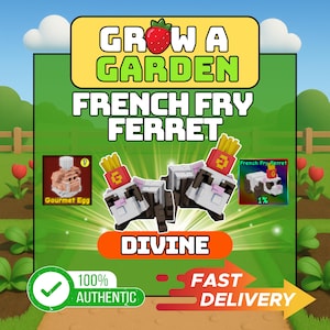 French Fry Ferret Pet Divine Cheap | Grow a Garden | Fast Delivery Pet Trade Gift Grow Garden | Easy Gift Trade | GaG | READ THE DESCRIPTION