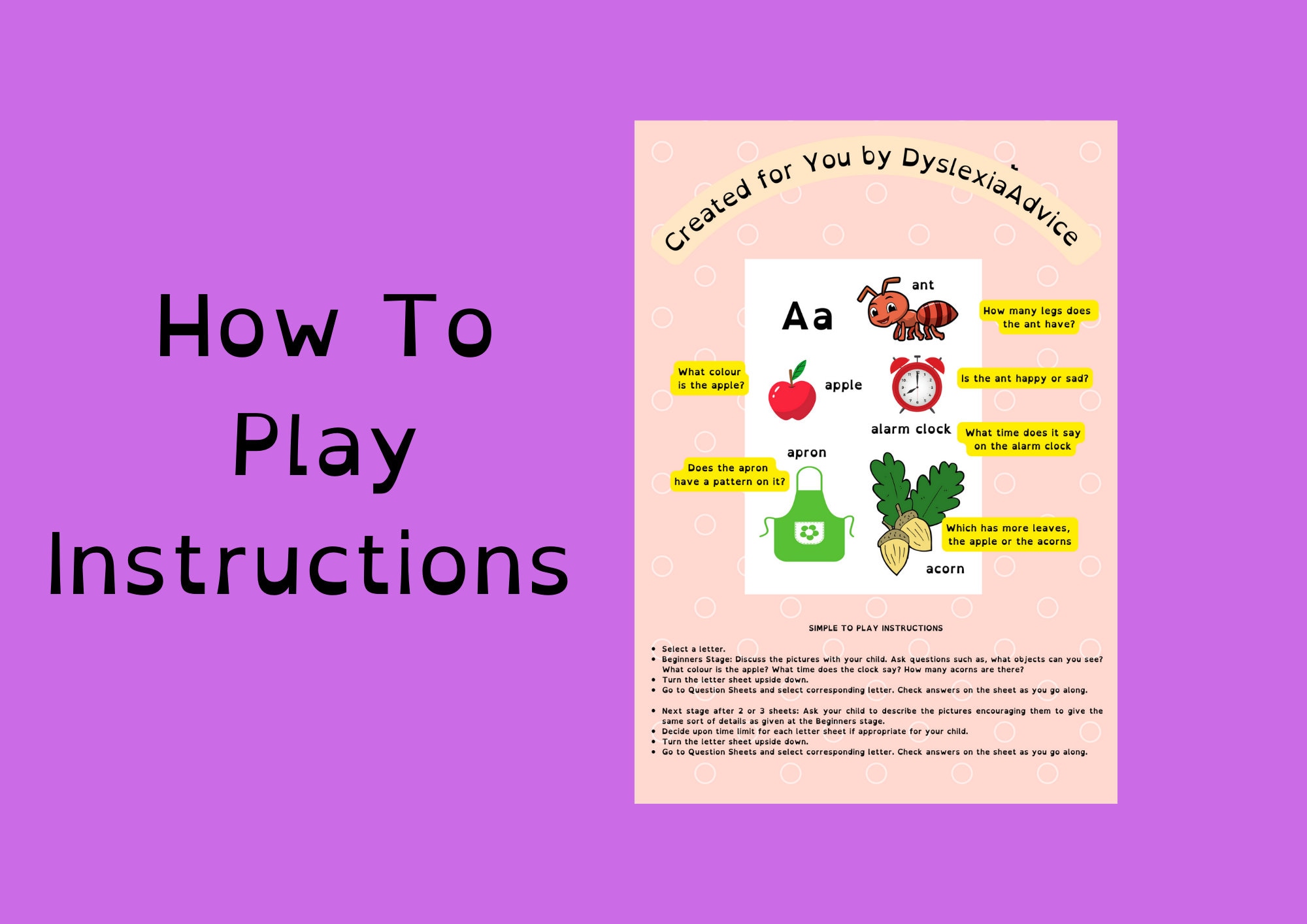 ABC Memory Game, ABC, Memory Game, Memory Recall Game, Dyslexia ...