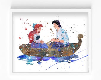 Watercolor Print, Home Decor, Wall Art, Nursery Kids Poster