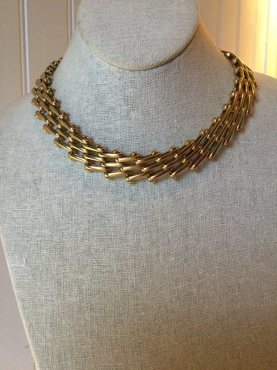 vintage gold plated bold Gem