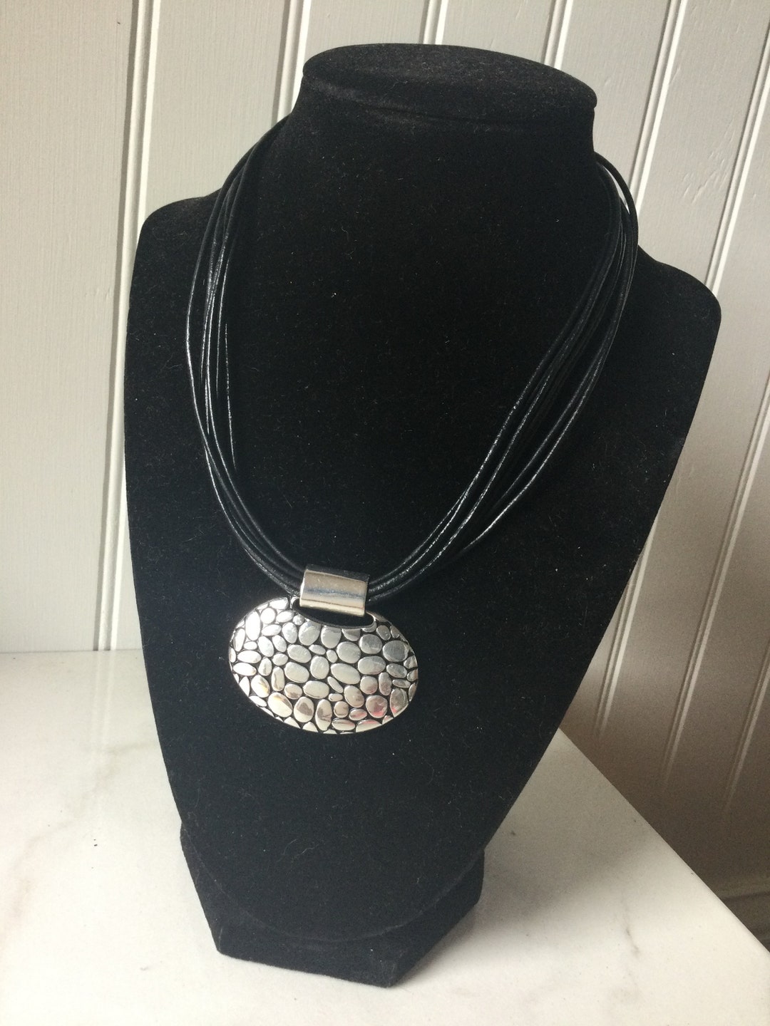 Nuova Moda Collana Classica Choker Fiore Pelle Fiore Vintage Hippy