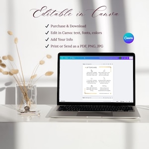 Dauerhafte Schmuckgarantie- und Nachsorgekarten, Schmuckmarken-Kundenhandout, Sofortiger Download Bearbeitbare Canva-Vorlage, Sleek Gold Bild 4