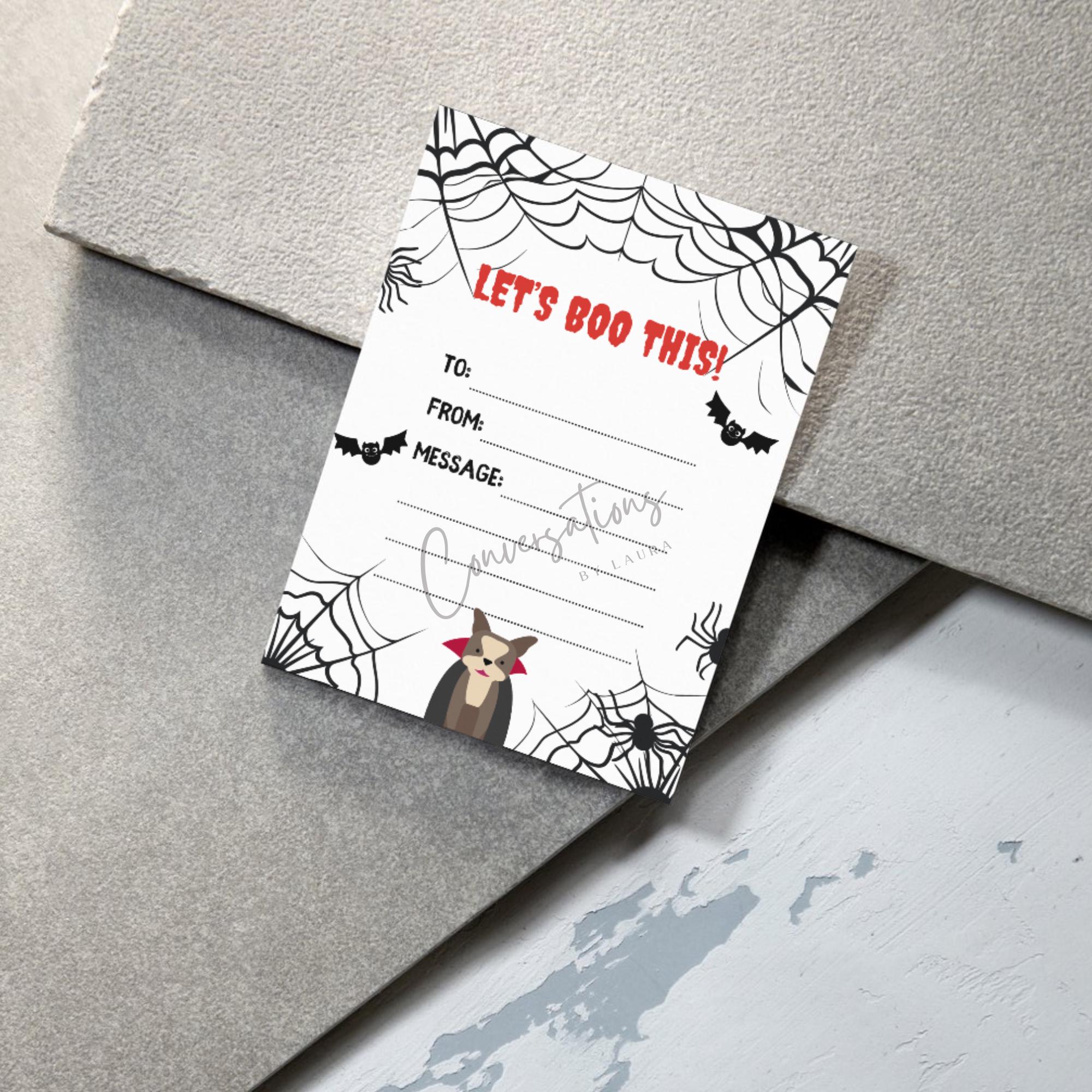 Halloween Candy Grams Printable | Candy Tags, Gift Tags, Trick or Treat ...