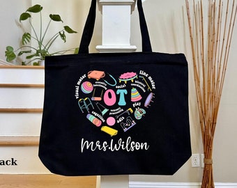 Personalized Occupational Therapist Tote Bag: Mental Health Matters