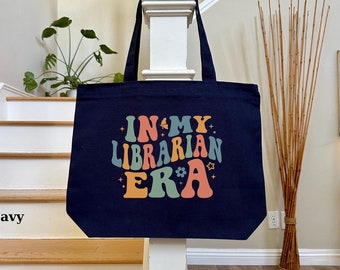 In My Librarian Era Tote Bag | Book Lover Gift