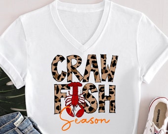 Crawfish Season Tee: Louisiana Seafood Boil Graphic