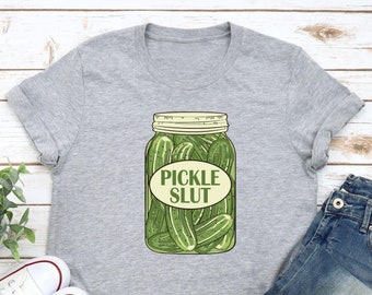 Funny Pickle Lover T-Shirt: Pickle Jar Graphic Tee