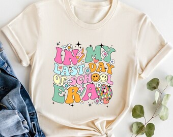 Last Day of School Era T-Shirt, Retro Teacher Summer Tee