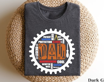 Funny Mechanic Dad Shirt, Cool Fathers Day Tee, Gift for Car Lover Dads, Dad Life Mechanic T-Shirt, Handyman Dad Tee, Fathers Day Mechanic