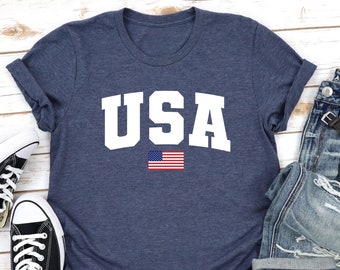 USA Flag Shirt: 4th of July Patriotic T-Shirt
