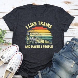 Train Lover T-Shirt: Railfan Gift, Railroad Art