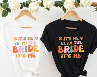 Retro Groovy Bride Shirt: Funny Wedding Tee