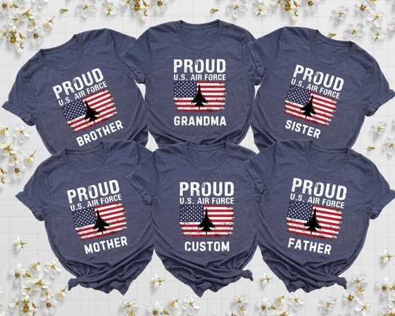 Proud Air Force Brother T-Shirt American Flag Veteran Gift Proud Air Force Brother T-Shirt American Flag Veteran Gift
