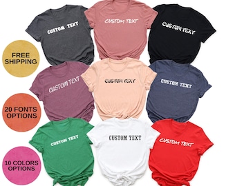 Custom T-Shirt: Personalized Design, Unisex Tee