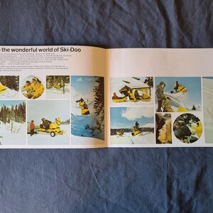 Vintage 1967 Bombardier Limited Ski-Doo Light Footed Snowmobile Brochure image 3