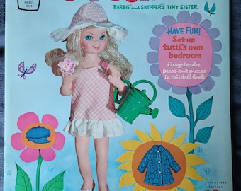 Vintage 1968 Mattel Inc Tutti Authorized Edition Paper Doll Book Whitman No 1991