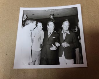 Vintage Original 1980's Perry Como Don Adams Bob Newhart B & W Photo 3 1/2 x 3 1/2