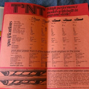 Vintage 1969 Bombardier Limited Ski-Doo TNT Brochure image 4