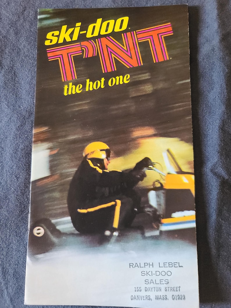 Vintage 1969 Bombardier Limited Ski-Doo TNT Brochure image 1