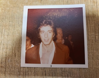 Vintage Original 1970's Actor Al Pacino Color Photo 3 1/2 x 3 1/2