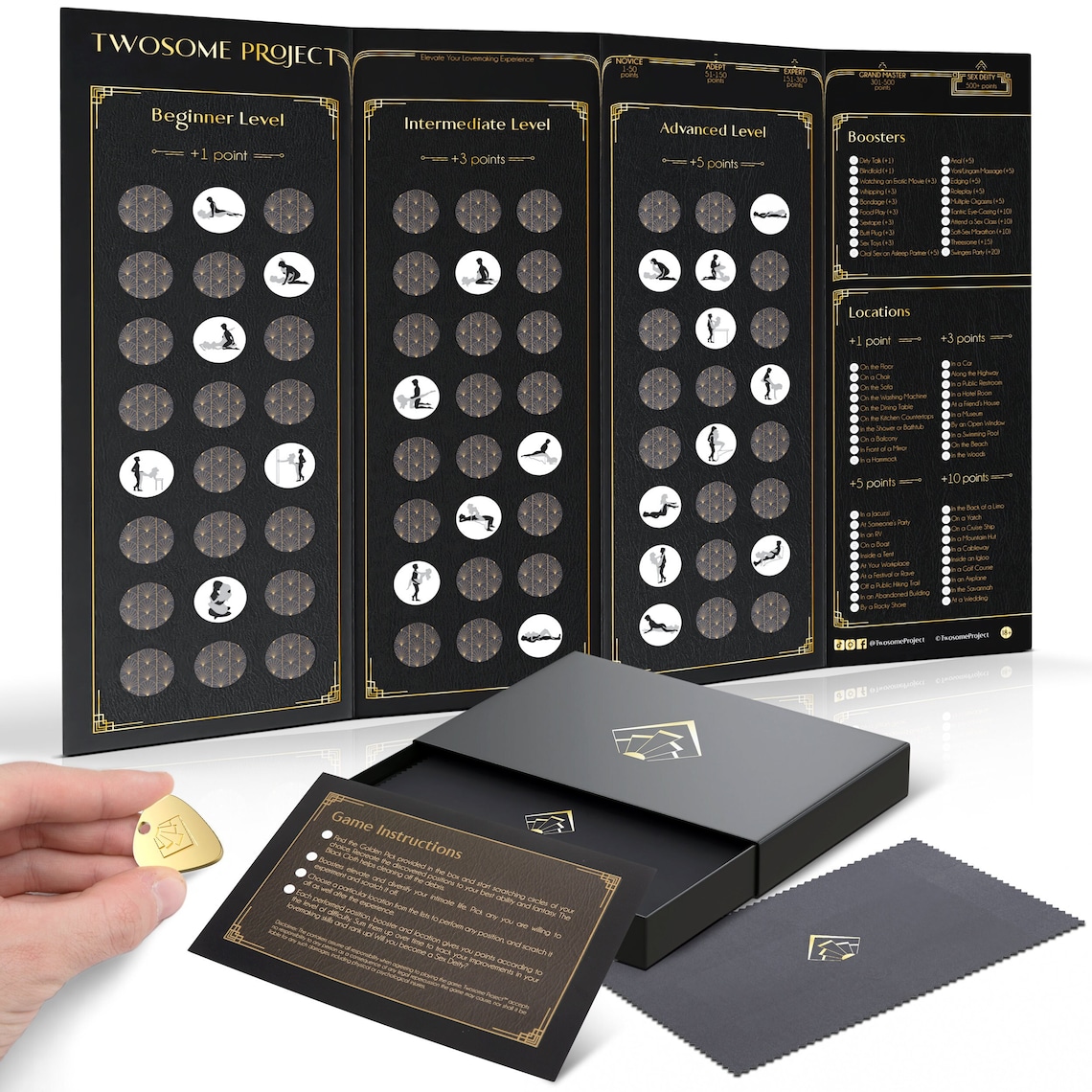 Twosome Project the Viral Scratch off Game for Couples Enhance Your