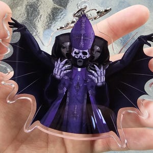 Papa V Perpetua & Ghoulettes 3 inch Acrylic Keychain (Ghost Band)