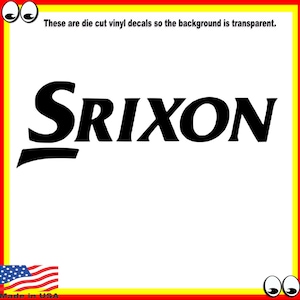 Srixon Golf Vinyl Cut Naklejka Naklejka z logo