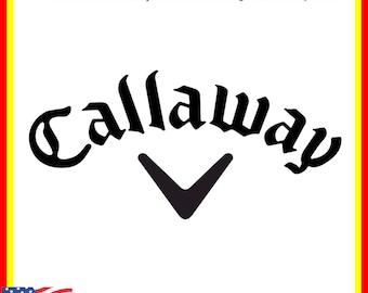 Callaway Golf Vinyl Cut Sticker Decal logo