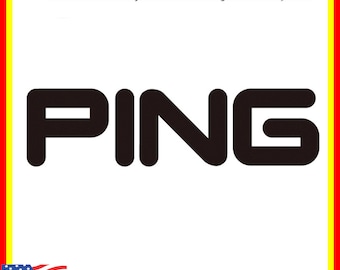 Ping Golf Vinyl Cut Sticker Decal logo