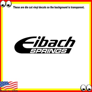 Adesivo decalcomania in vinile con logo Eibach Springs Racing Tuning JDM