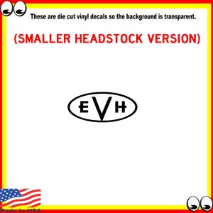 EVH gitaar kop vinyl gesneden sticker sticker logo voor vervanging of restauratie projecten van benodigdheden voor gitaar gitaarbouwer