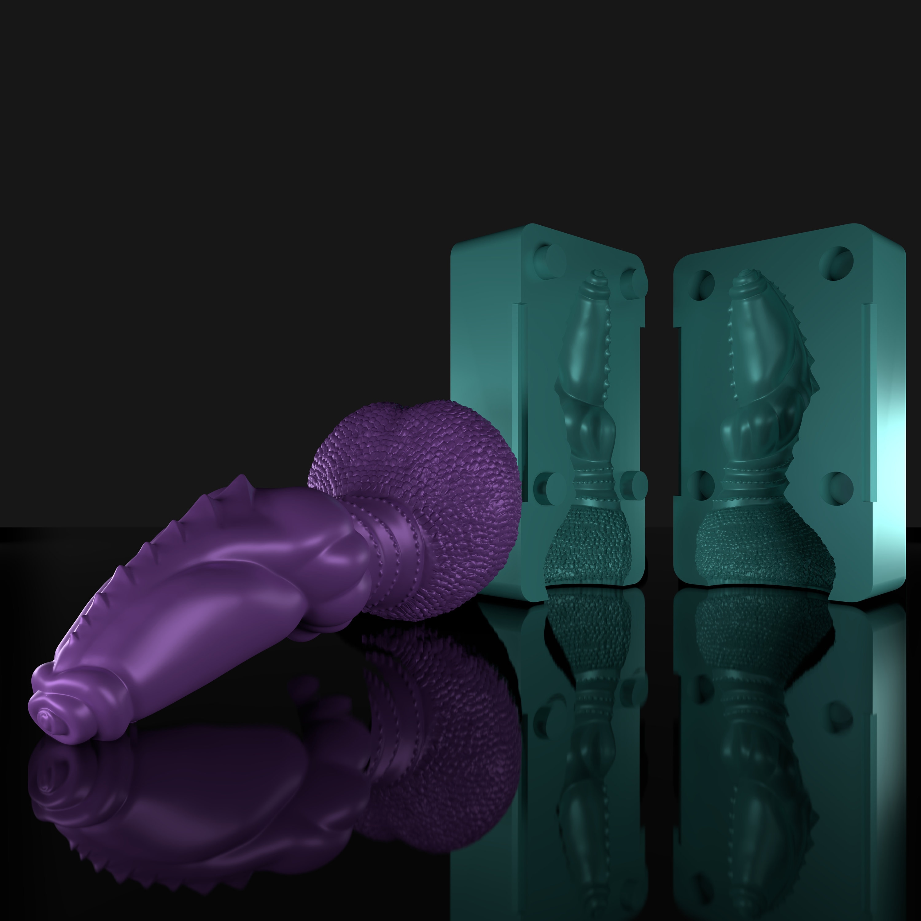 Dragon Knotted Dildo Models and Molds Mega Pack, 3d Printable Dragon Dildo Mold, 3d Print Sex Toy, Penis Stl