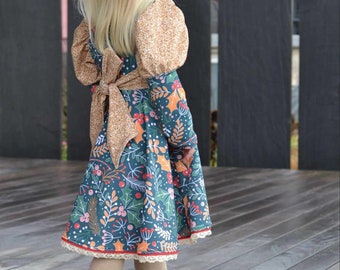 Patron de couture robe ortie / taille enfant 1-14 ans