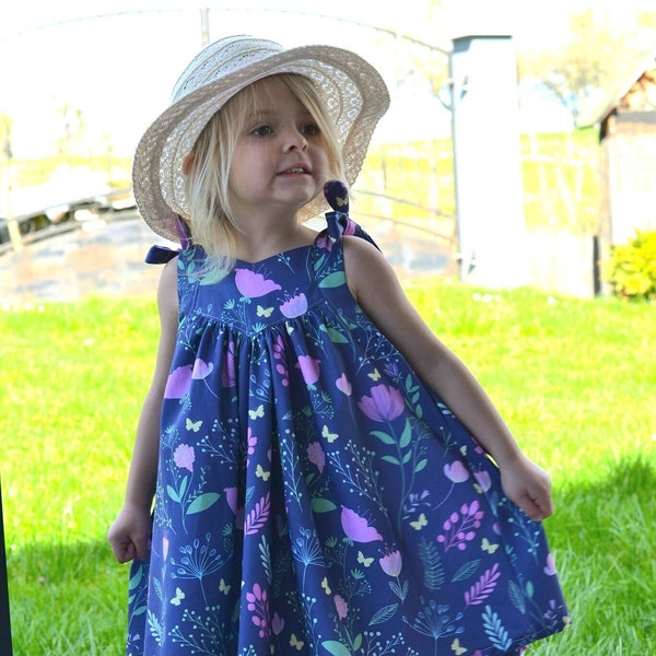 Marigold Dress PDF Sewing Pattern   / Children sewing pattern / Sizes 1 year -14 years