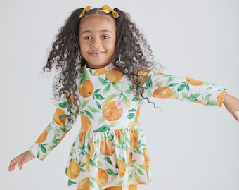 Cartamodello PDF per camicetta Lili per bambini / Cartamodello per top peplum per bambini, taglie 1-14 anni / Cartamodello per principianti per tessuti a maglia