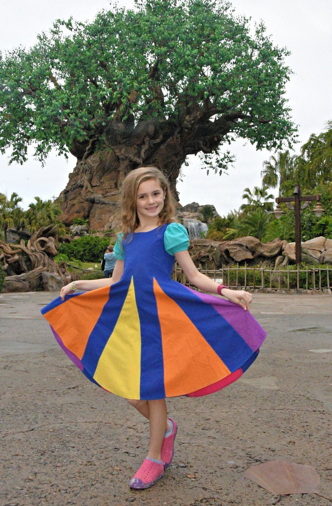 Azalea Dress PDF Sewing Pattern – Children's Twirly Godet Skirt, Sizes ...