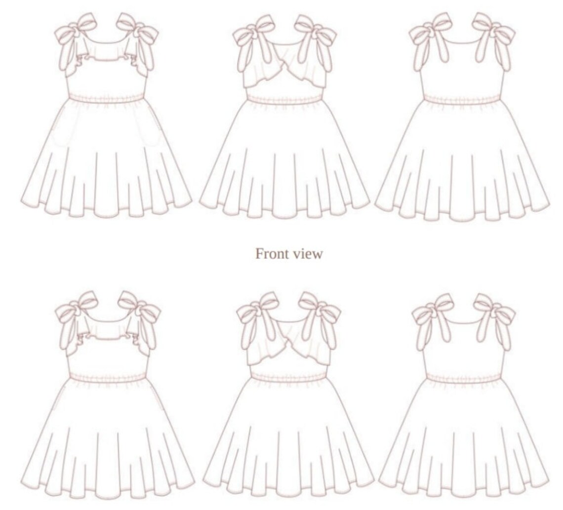 Aspen Dress PDF Sewing Pattern Etsy