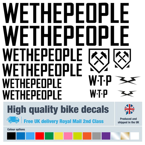 Wethepeople frame shop stickers