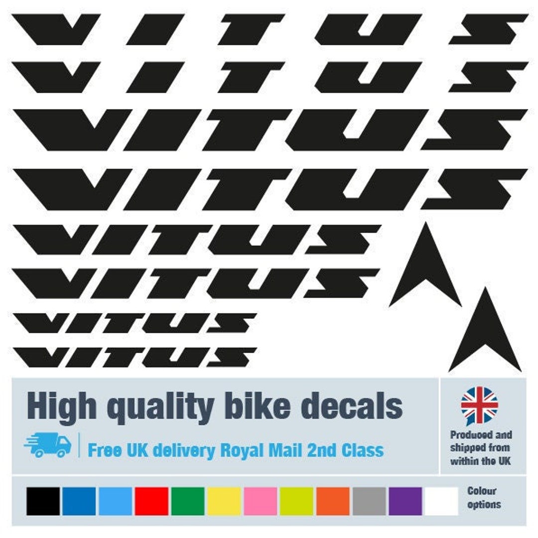 vitus bike stickers