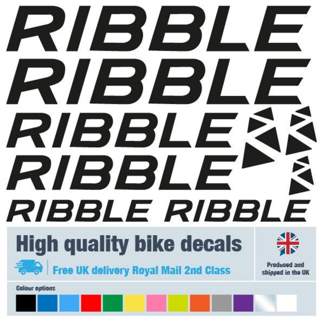 Ribble Bike Decals / Labels / Stickers in Vinyl With Free Etsy