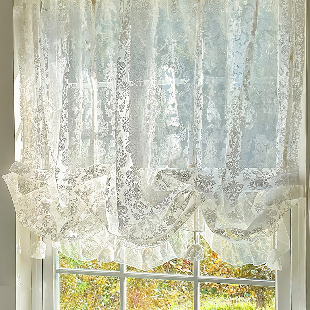 オーダーballoon laceカーテン　 White 約50㎝位 il_1080xN.5765350950_kdbx.jpg