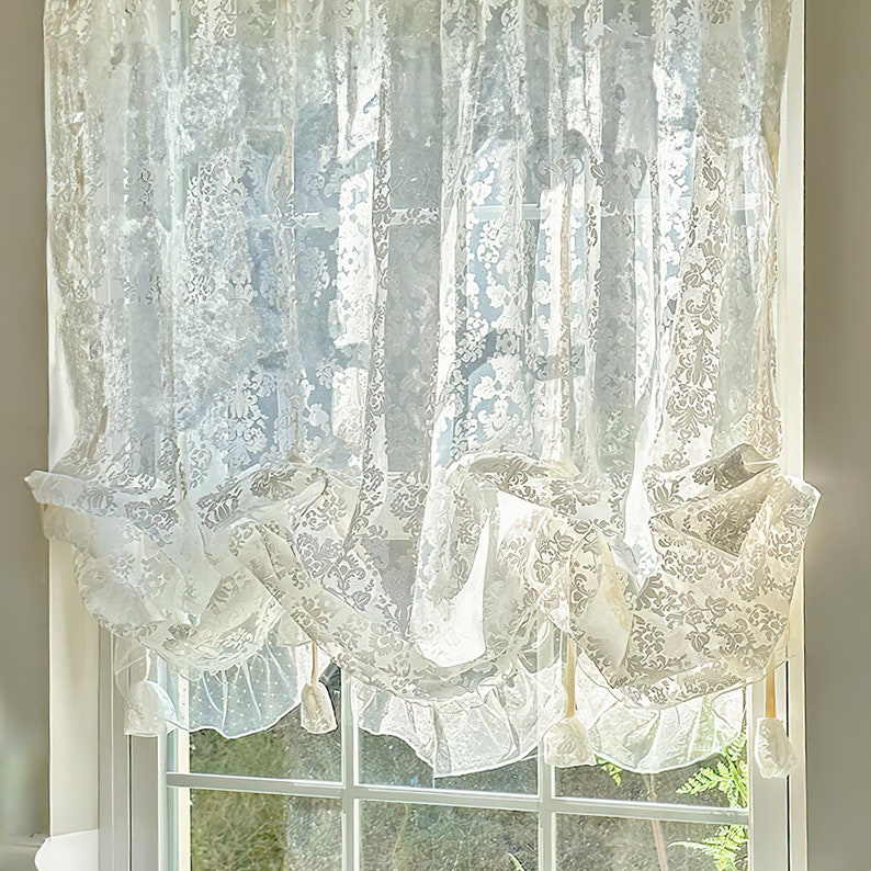 NiceCraftStudioHK Lace Embroidered Balloon Curtain