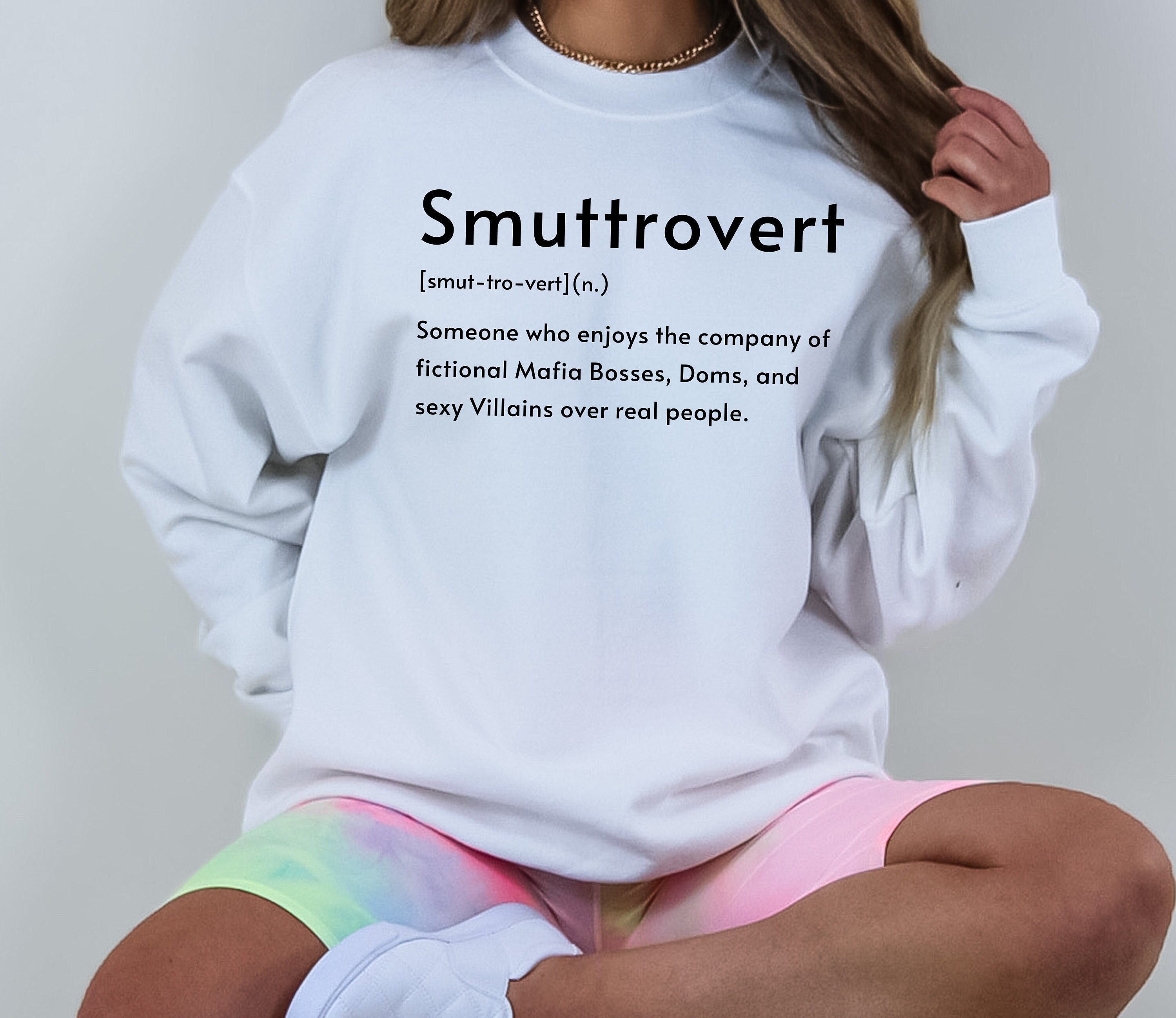 Smuttrovert Definition Sweatshirt Smut Reader Sweatshirt