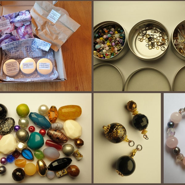 Introduction to beaded jewellery kit - with plastic-free packaging