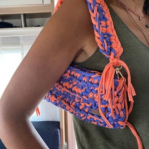 Crochet Bag, Knitted Bag, Women&#39;s Bag, Fashionable Handbags, Tote Bag, Clutch Bag