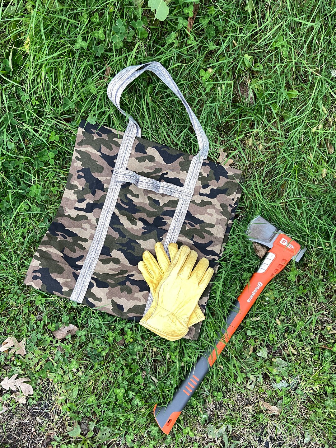 Firewood Carrier, Log Carrier, Wood Carrier Bag, Fireplace Wood Bag