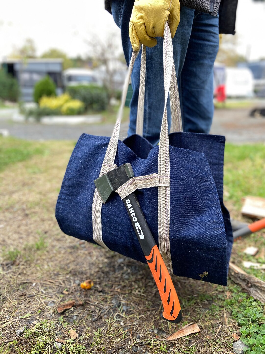 Log Carrier Wood Carrier Bag Firewood Carrier Fireplace Etsy