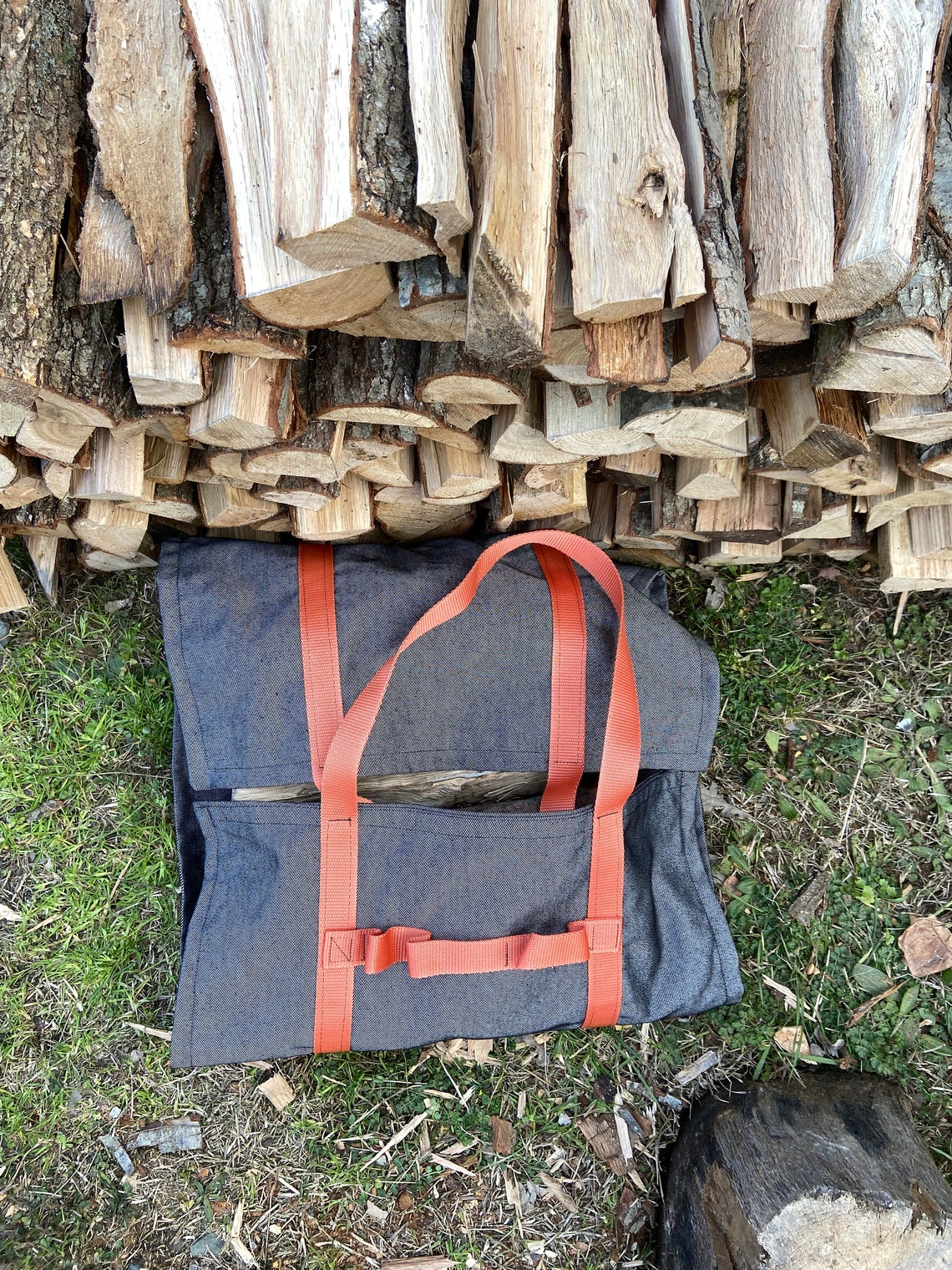 Firewood Carrier, Log Carrier, Wood Carrier Bag, Fireplace Wood Bag