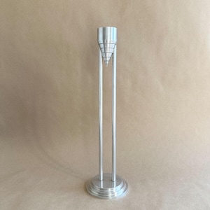 Tall Post Modern Candle Holder in Memphis style
