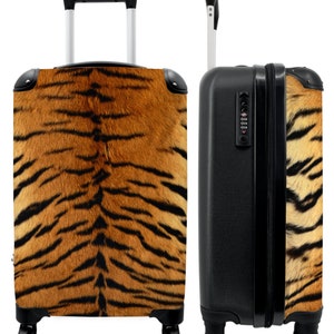 Koffer - handbagage - tijger - wildlife - tijgerprint - design